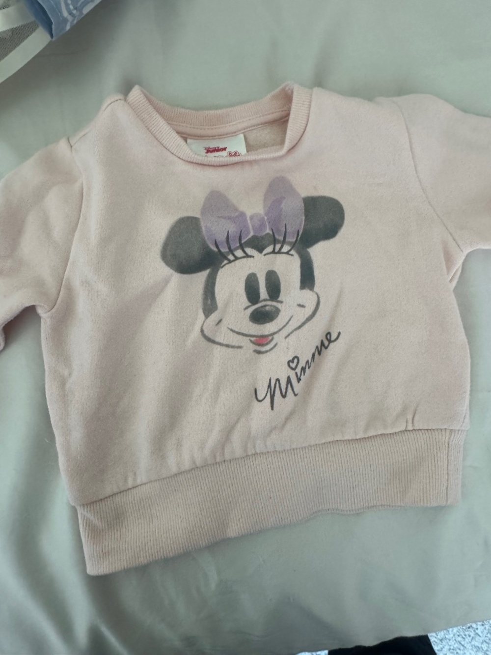 Kids Minnie Mouse crew neck